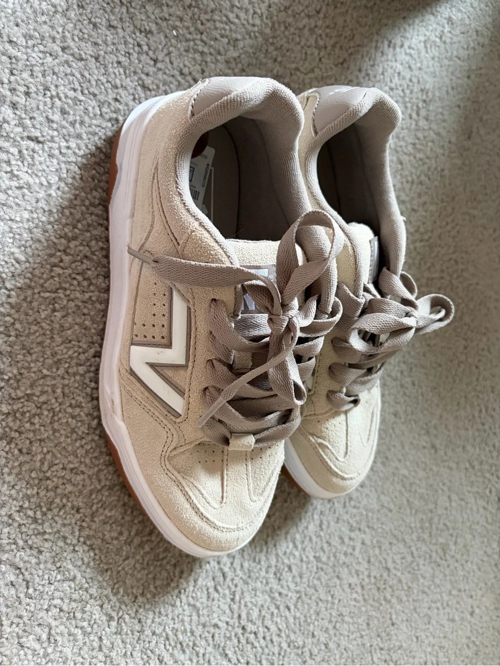 Vans Beige/Tan Suede Low-Top Sneakers